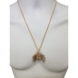10K or jaune Torsade Chaine 2.5mm Collier Aigle MNG-234 - OR QUEBEC