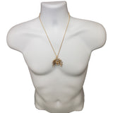 10K or jaune Torsade Chaine 2.5mm Collier Aigle MNG-234 - OR QUEBEC