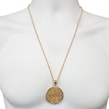 Torsade chain 2.5MM Avec Médaillon NSA-005 - OR QUEBEC