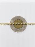 Chaine Courber 3mm Coupe Diamond cut 10K Italien Solid MGC-081