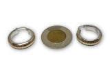 Boucle d'oreille Versace 2 tons en or 10K Special GE-326