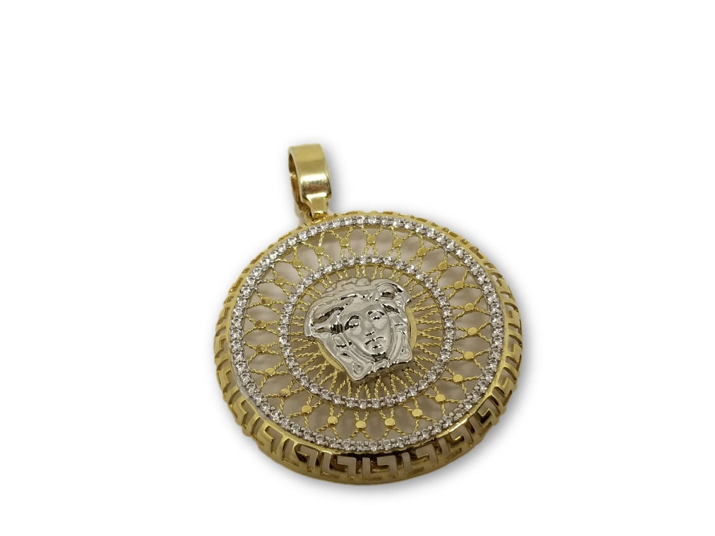 Medaillon Versace en or 10k 2 tons GVP-626 - OR QUEBEC
