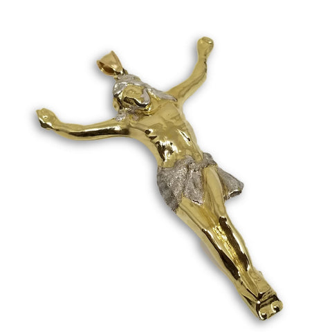 Jesus  a Main ouvert en or 10K pour lui GJP-434 - OR QUEBEC