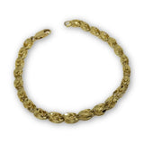 Bracelet Cyclone en or 10K Unisex coupe diamond cut WBG-300 - OR QUEBEC