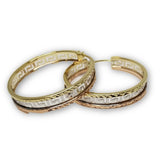 Versace 3 tons en or 10k grand coupe diamond cut ge-347 - OR QUEBEC