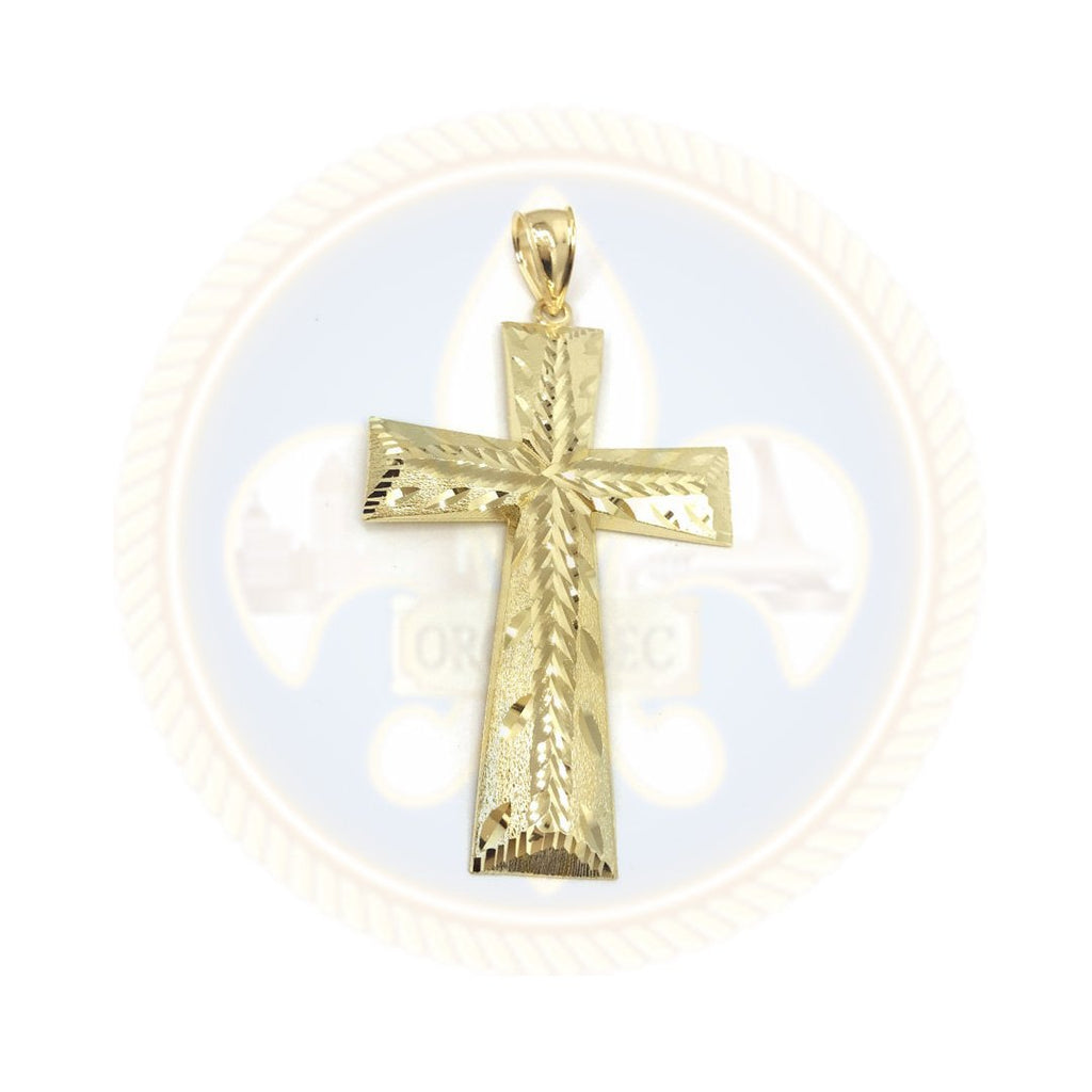 Pendentif en Or Jaune 10K Croix  GCP_017 - OR QUEBEC