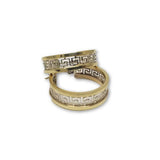 10K Boucle d'oreille Femme Versace En Or GE-093 - OR QUEBEC