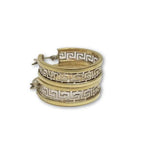 10K Boucle d'oreille Femme Versace En Or GE-093 - OR QUEBEC