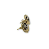 10K Or Jaune Boucle d'oreille Medusa Aphaea GE-096 - OR QUEBEC