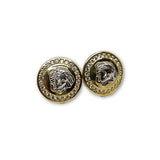 10K Or Jaune Boucle d'oreille Medusa Aphaea GE-096 - OR QUEBEC