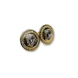 10K Or Jaune Boucle d'oreille Medusa Aphaea GE-096 - OR QUEBEC