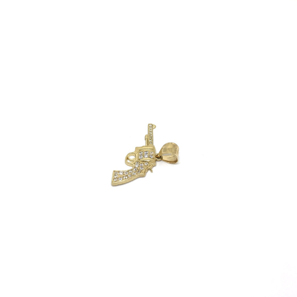 Pistolet Pendentif homme 10K en or jaune GPA-036 - OR QUEBEC