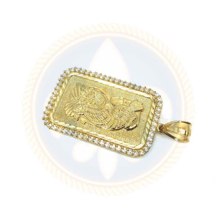 Pendentif or Jaune 10K Lady Fortuna LFG-006 - OR QUEBEC