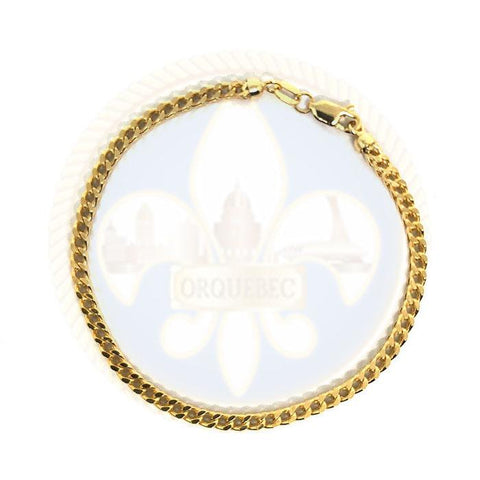 10k 2.5MM 7.5IN Franco Bracelet MBG-031 - OR QUEBEC