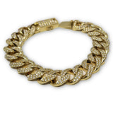 Miami Cuban Link  14K 6.65ct Si Diamonds 14mm Double paver MBG-067 - OR QUEBEC
