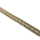 Bracelet 2 tons en or 10k 5.5mm MBG-085 - OR QUEBEC