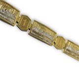 Bracelet dernier repas de jesus en or 10k 10mm MBG-087 - OR QUEBEC