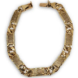 Braceler Versace en or Rose 10k coupe diamond cut MBG-089 - OR QUEBEC