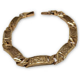 Braceler Versace en or Rose 10k coupe diamond cut MBG-089 - OR QUEBEC