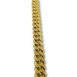 Miami Cuban Link 9mm en or jaune 10 karat MGC-074 - OR QUEBEC