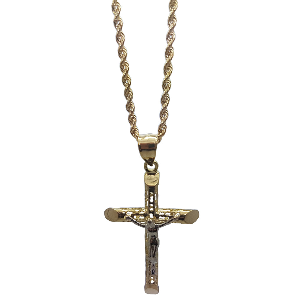 10k en or jaune Torsade 2.5MM Gorospe Collier MNG-075 - OR QUEBEC