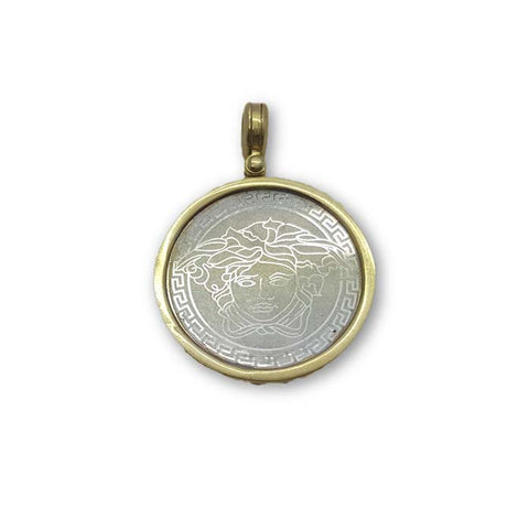 Versace Pendentif Homme Medusa 10K Or Jaune MPG-210 - OR QUEBEC