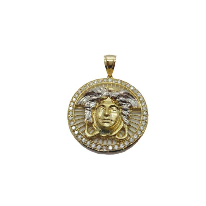 10K Pendentif Homme Medusa en or MPG-214 - OR QUEBEC
