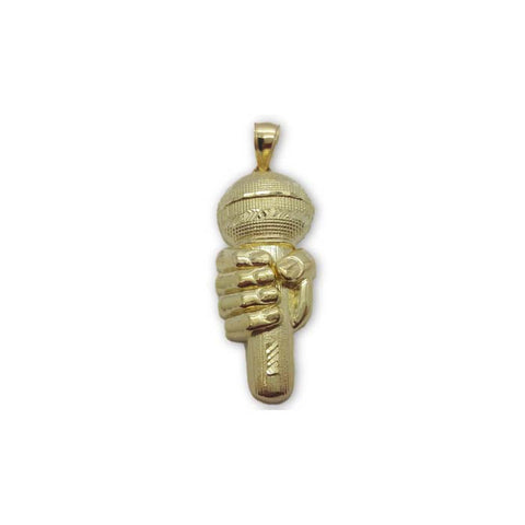 Microphone 10K Pendentif Homme en or Jaune MPG-236 - OR QUEBEC