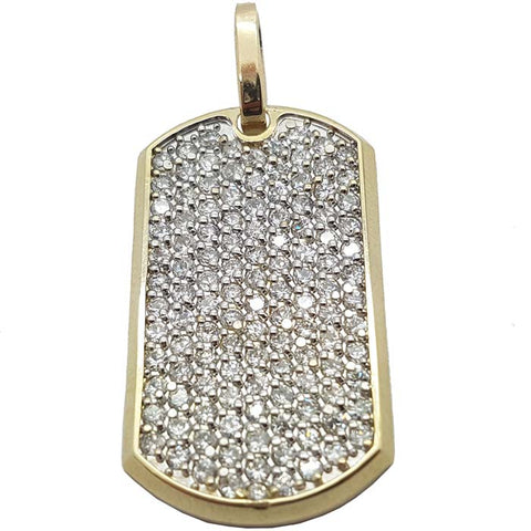 10K en or Jaune Nugget Armytag Pendentif Homme MPG-340 - OR QUEBEC