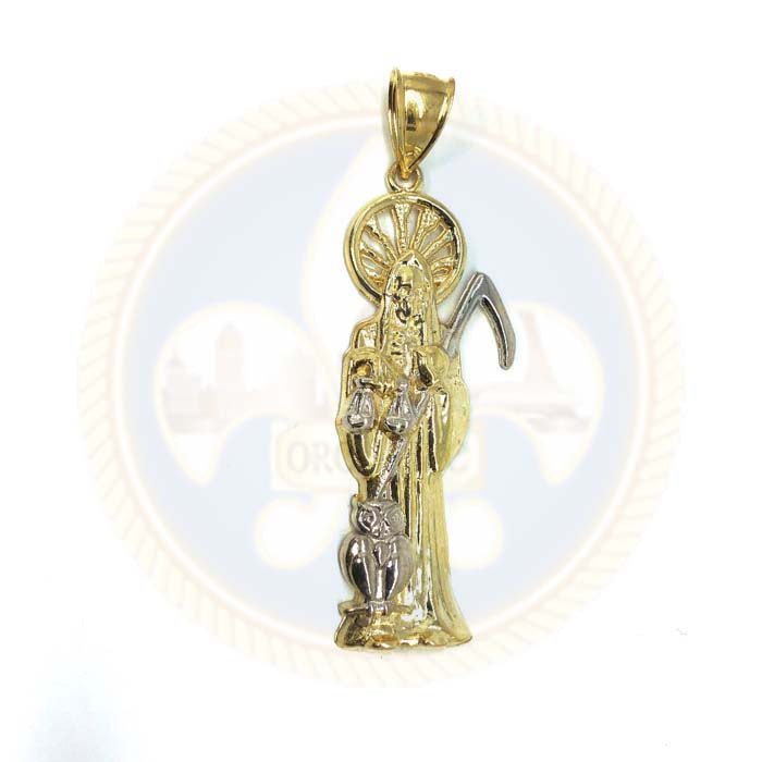 Pendentif Du Faucheuse en or Jaune & Or Blanc 10K L MPG-378 - OR QUEBEC