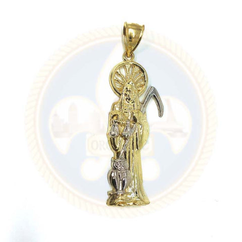 Pendentif Du Faucheuse en or Jaune & Or Blanc 10K L MPG-378 - OR QUEBEC