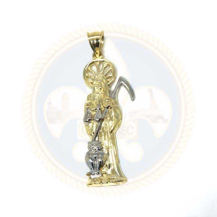 Pendentif Du Faucheuse Or 2-Tons 10 Karats M MPG-379 - OR QUEBEC