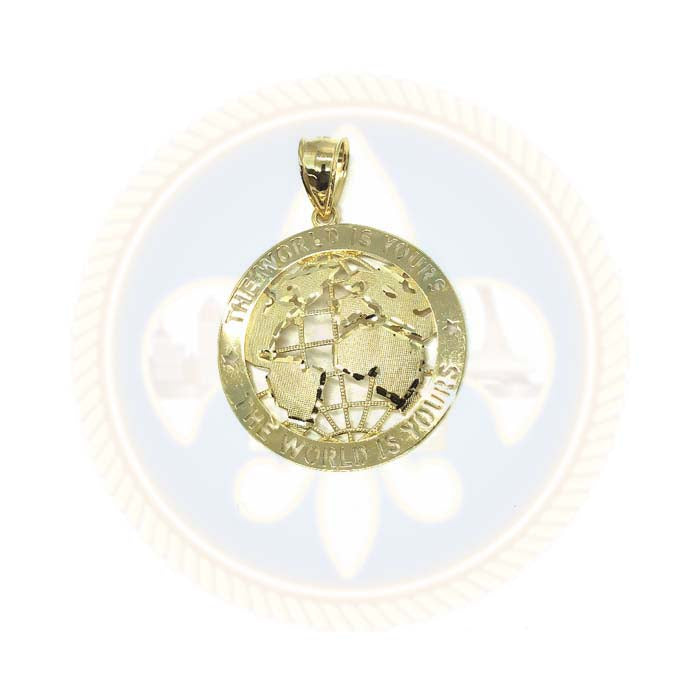 Pendentif Scarface en or Jaune 10K L MPG-383 - OR QUEBEC