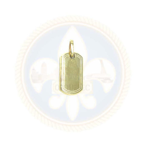 Pendentif Homme Dog Tag en Or 10K M MPG-396