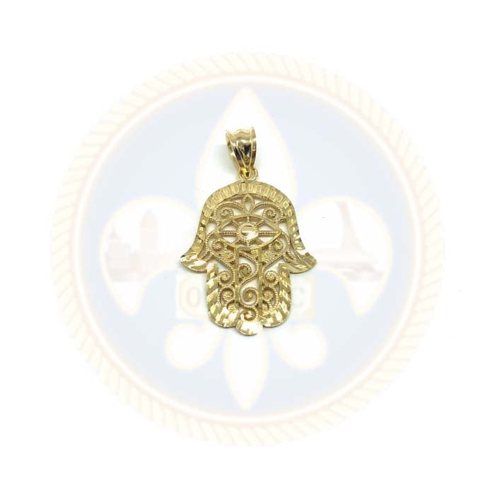 Pendentif en or 10K Mains De Fatima S MPG-410 - OR QUEBEC
