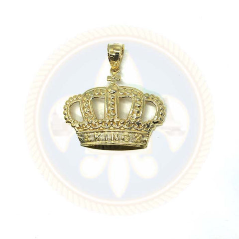 Pendentif en or 10K King Couronne RGP-002 - OR QUEBEC