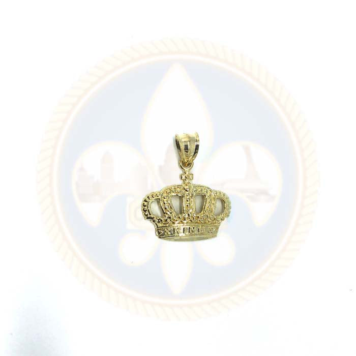 Pendentif en or 10K King Couronne RGP-006 - OR QUEBEC