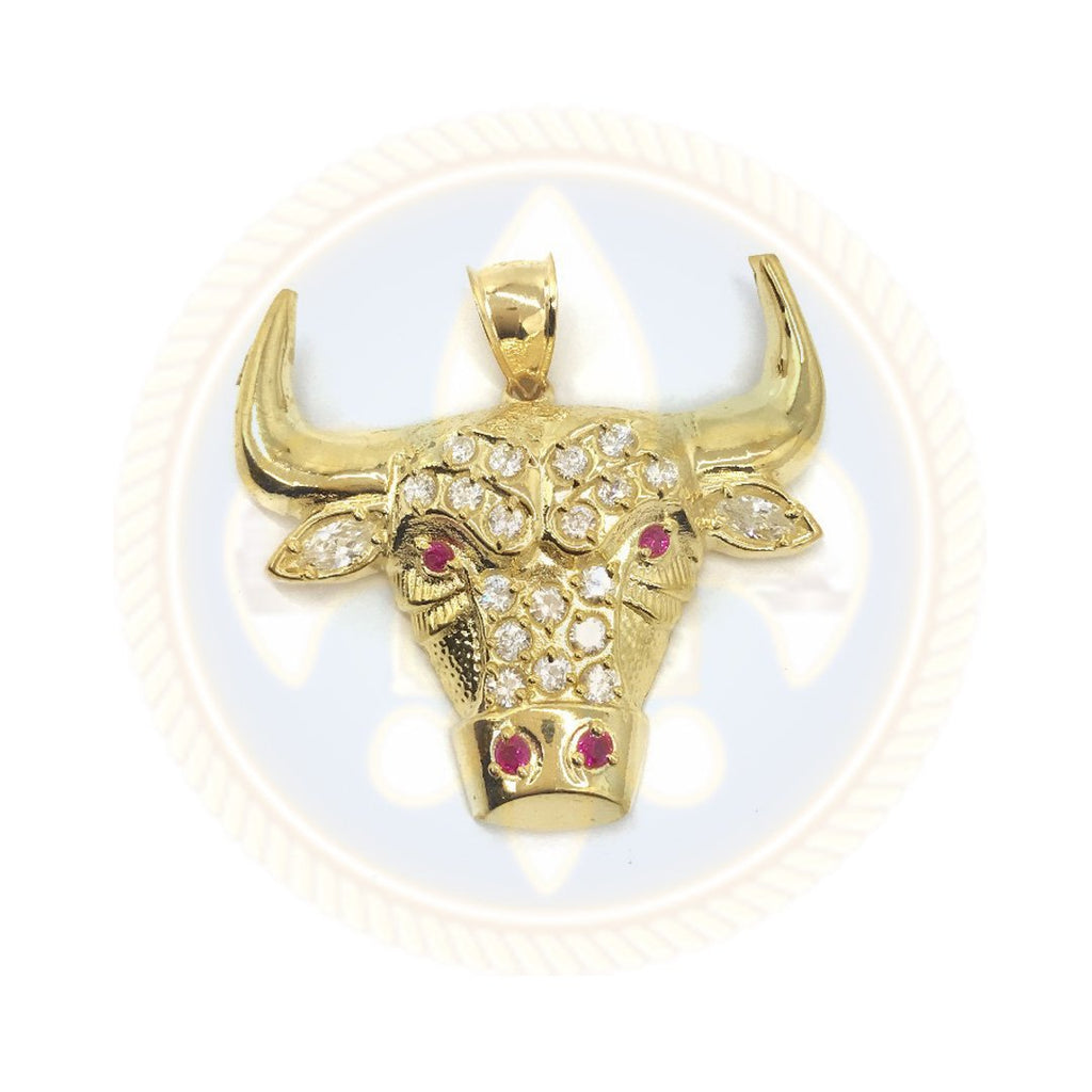 Pendentif en Or 10K Taureau Petit WLP_004 - OR QUEBEC