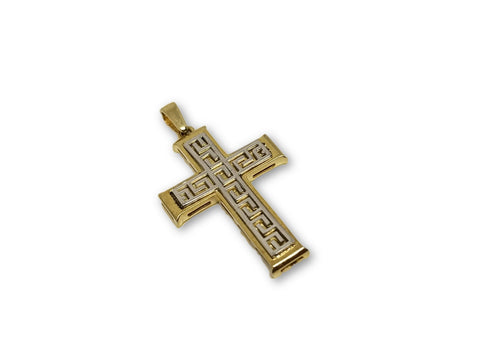 Croix Versace en or 10k 2 tons GVP-644 - OR QUEBEC
