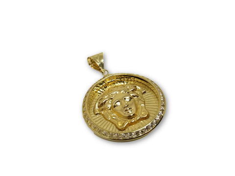 Medaillon versace illusion3 en or 10k GVP-629 - OR QUEBEC