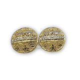 Boucle d'oreille Dernier Repas de Jesus en or 10K GE-361 - OR QUEBEC