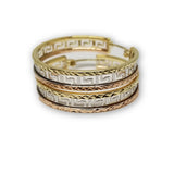 Versace 3 tons en or 10k grand coupe diamond cut ge-347 - OR QUEBEC