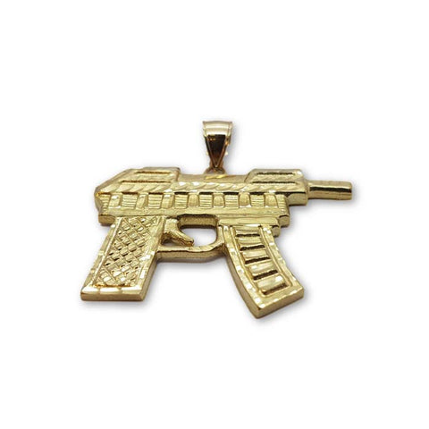 Pendentif Homme 10K en or jaune Gun MPG-259 - OR QUEBEC