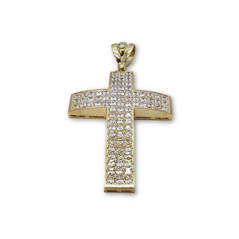 10K en or Jaune Pendentif Homme Croix MPG-331 - OR QUEBEC
