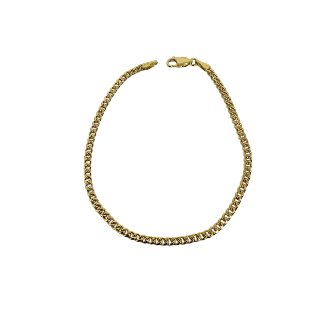 10k 3MM  Miami Cuban Link Bracelet CC-0003