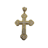 10K OR Pendentif Croix CAL-077