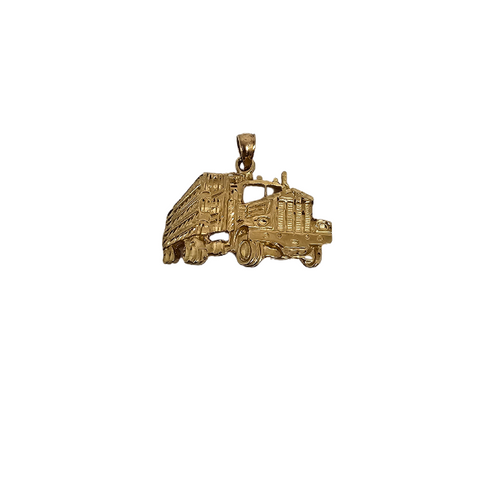 10K Pendentif Camion  en or jaune