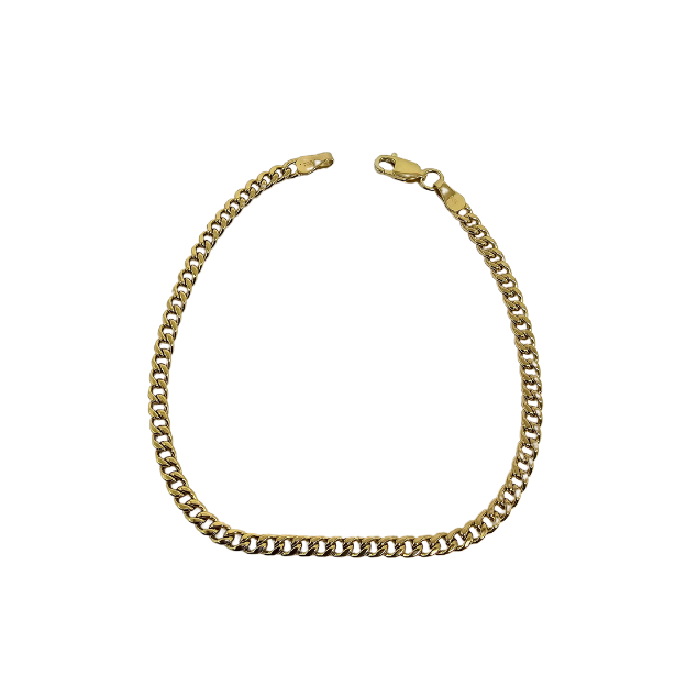 10k 3MM  Miami Cuban Link Bracelet CC-0004