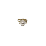 10k Or Bague avec Perle