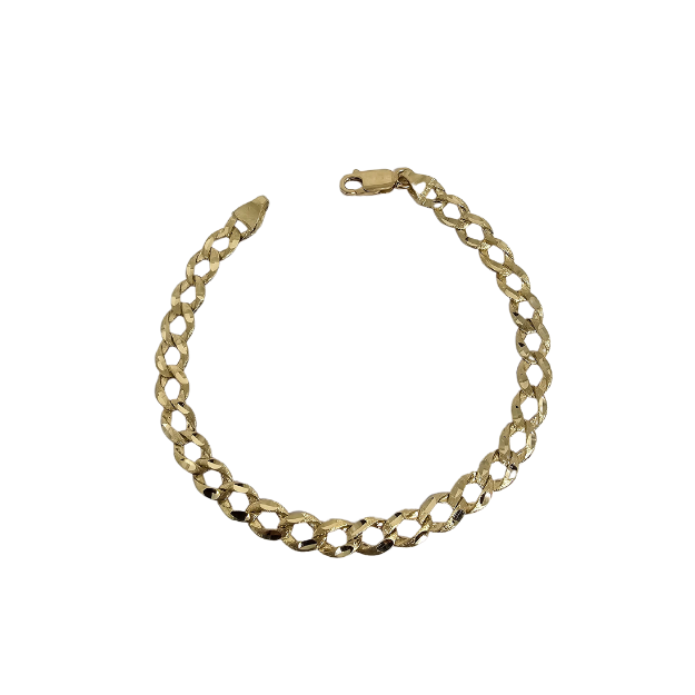 10k 6MM  Bracelet Courber  MBS-1080